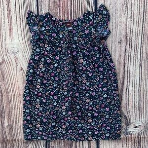 Tea Collection Floral Kids Dress - Multicolor